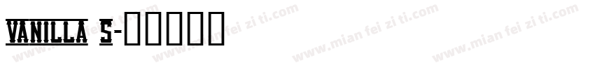 vanilla s字体转换